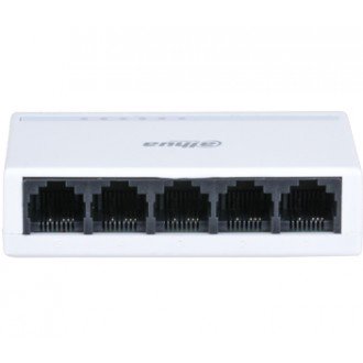 Комутатор 5 портів некерований Dahua DH-PFS3005-5ET-L L2