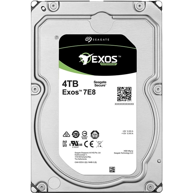 Жорсткий диск SATA 4TB 7200RPM 6GB/S 256MB SEAGATE ST4000NM002A