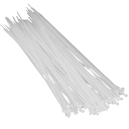 Хомут білий Courbi 370х4,8 (100шт)