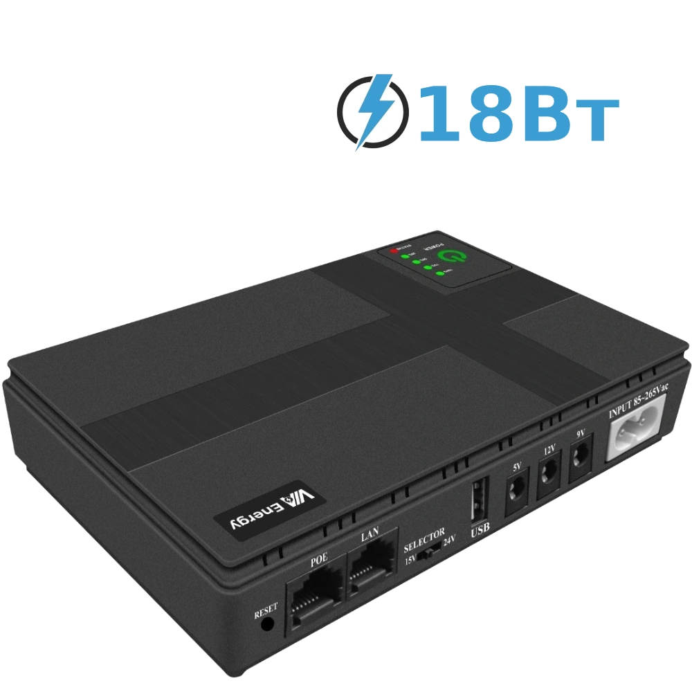 Джерело безперебійного живлення VIA Energy Mini UPS 24В 0.6A