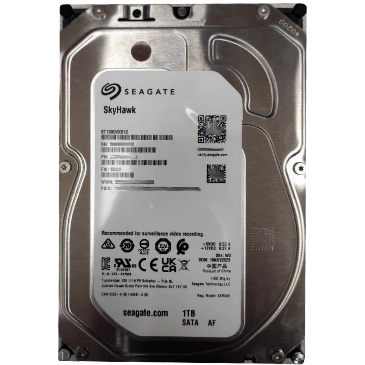 Жорсткий диск внутрішній Seagate SkyHawk ST1000VX012 1Тб