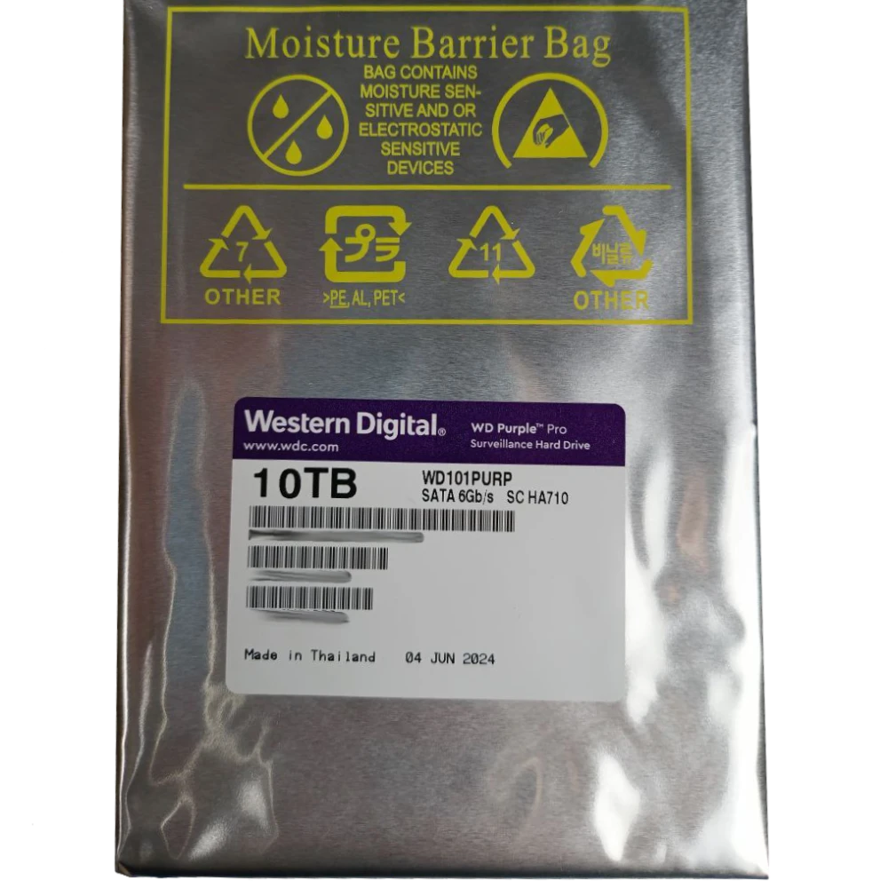 Жорсткий диск внутрішній Western Digital Purple Pro WD101PURP 10Тб