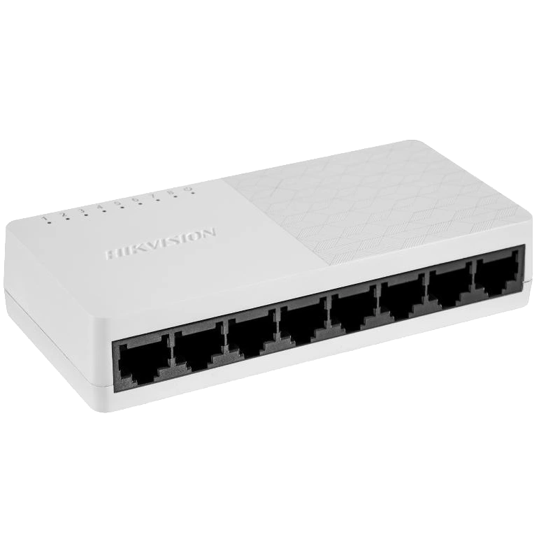 Комутатор 8 портів некерований Hikvision DS-3E0508D-O