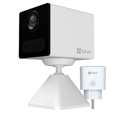 Комплект камера та розетка Ezviz CS-CB2 (1080P,WH)+CS-T30-10B-EU