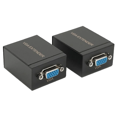 Пассивний подовжувач VGA сигналу Cat5e / 6e 60м