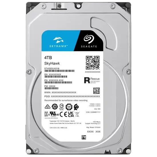 Жорсткий диск внутрішній SEAGATE SkyHawk ST4000VX016 4Тб