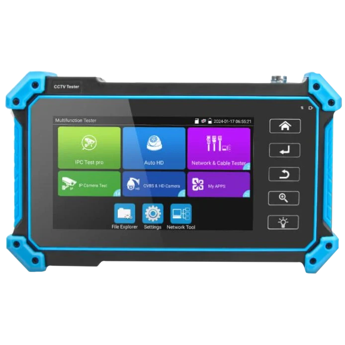 Тестер камер відеоспостереження NOYAFA NF-IPC715SDI IP, аналог, HD-Coax, HDMI, VGA, EX-SDI 8MP