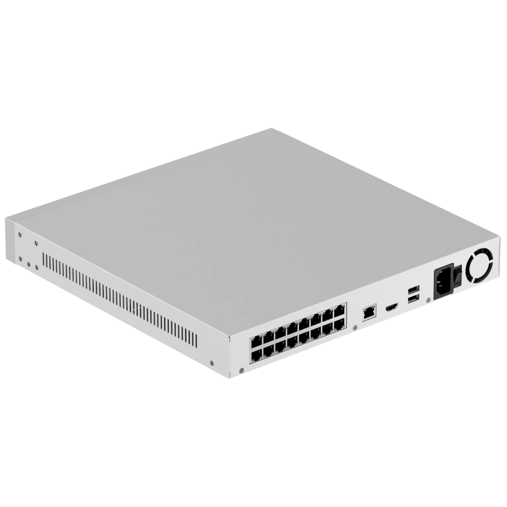 Відеореєстратор Ajax NVR H2D16PAC (16ch) white HDMI 4K 16Тб PoE