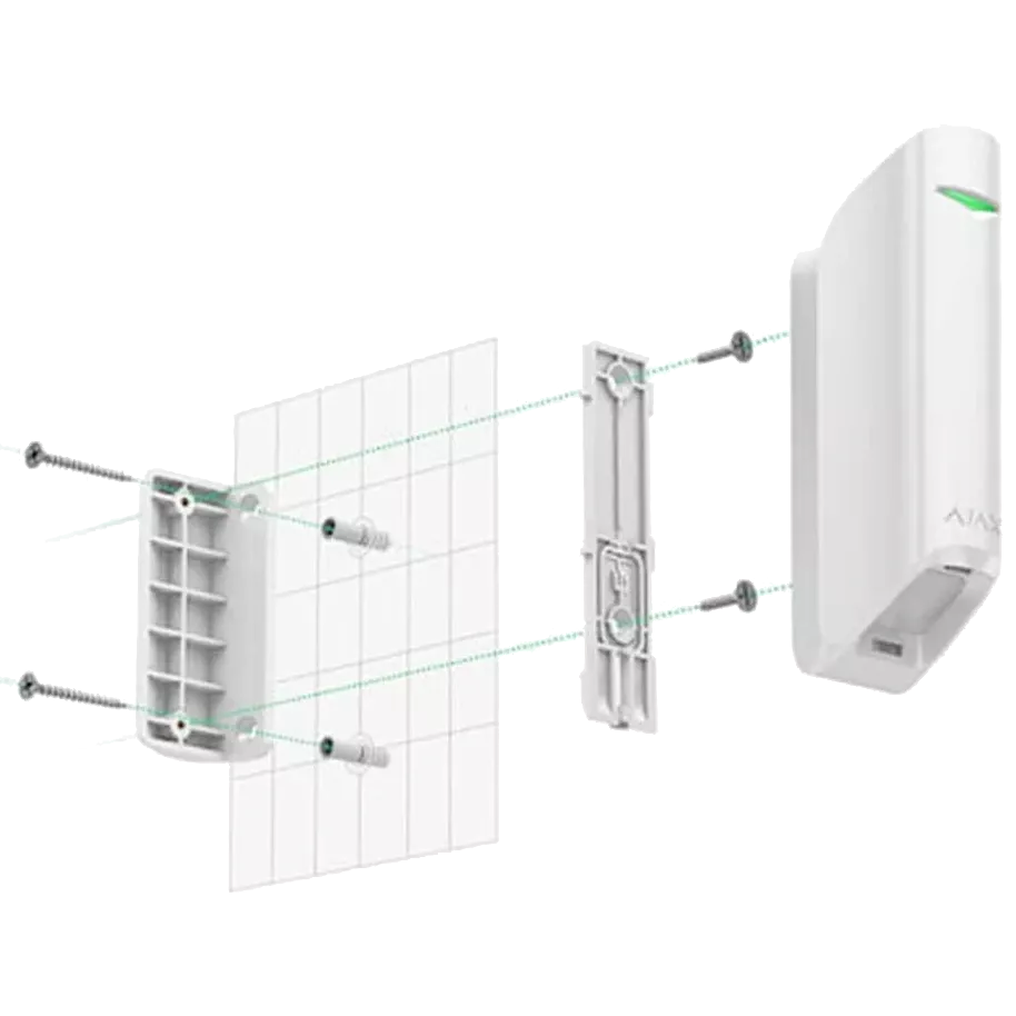 Кріпильна панель Ajax Smartbracket MotionProtect Curtain white