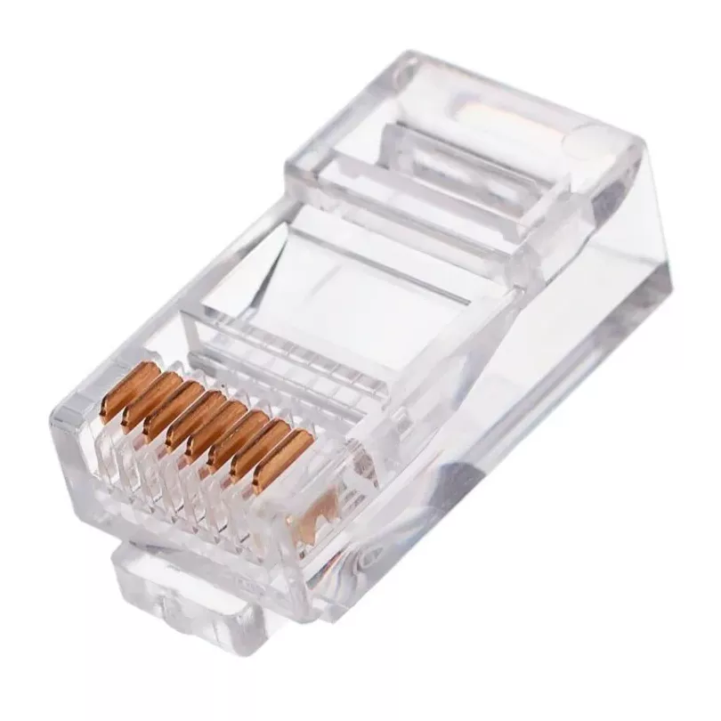 для UTP кручена пара Конектор RJ-45 (упаковка 100 шт)