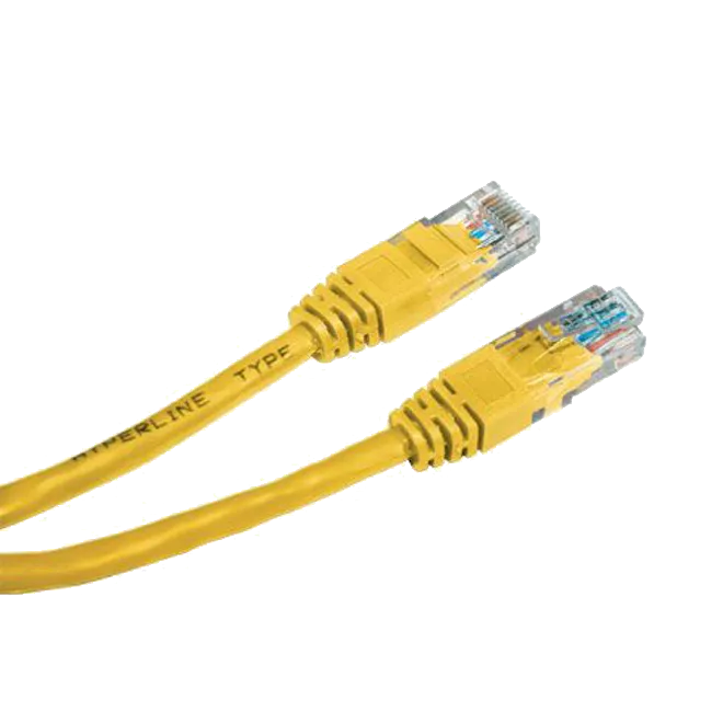 жовтий Патч-корд E-server UTP, 0.5 м, кат. 5e