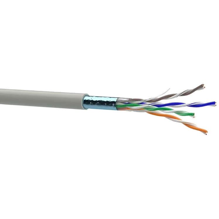 Кабель (FTP безгалогенний LSOH) бухта 305м OK-NET КПВонг-HFЭ-ВП (200) 4*2*0,51 (F/UTP-cat.5E LSOH)