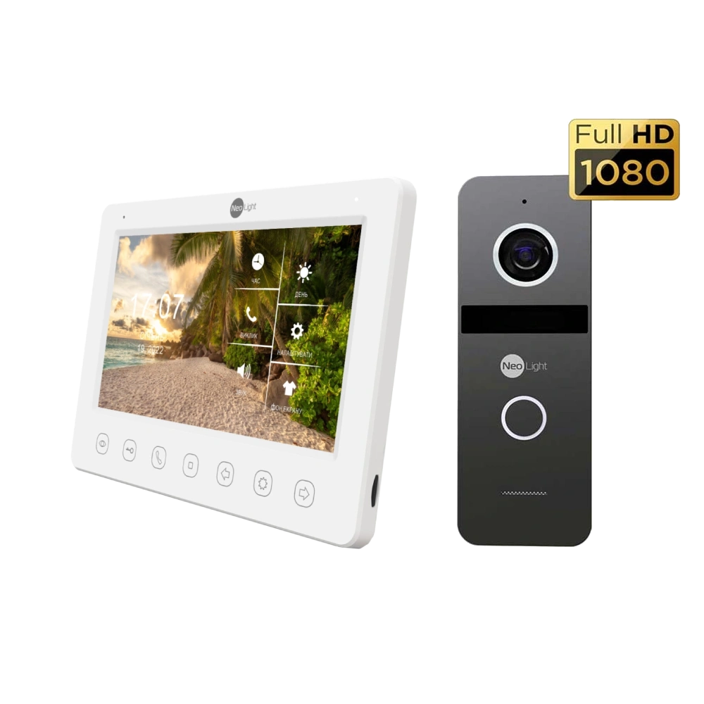 Комплект відеодомофона Neolight KAPPA HD KIT Graphite