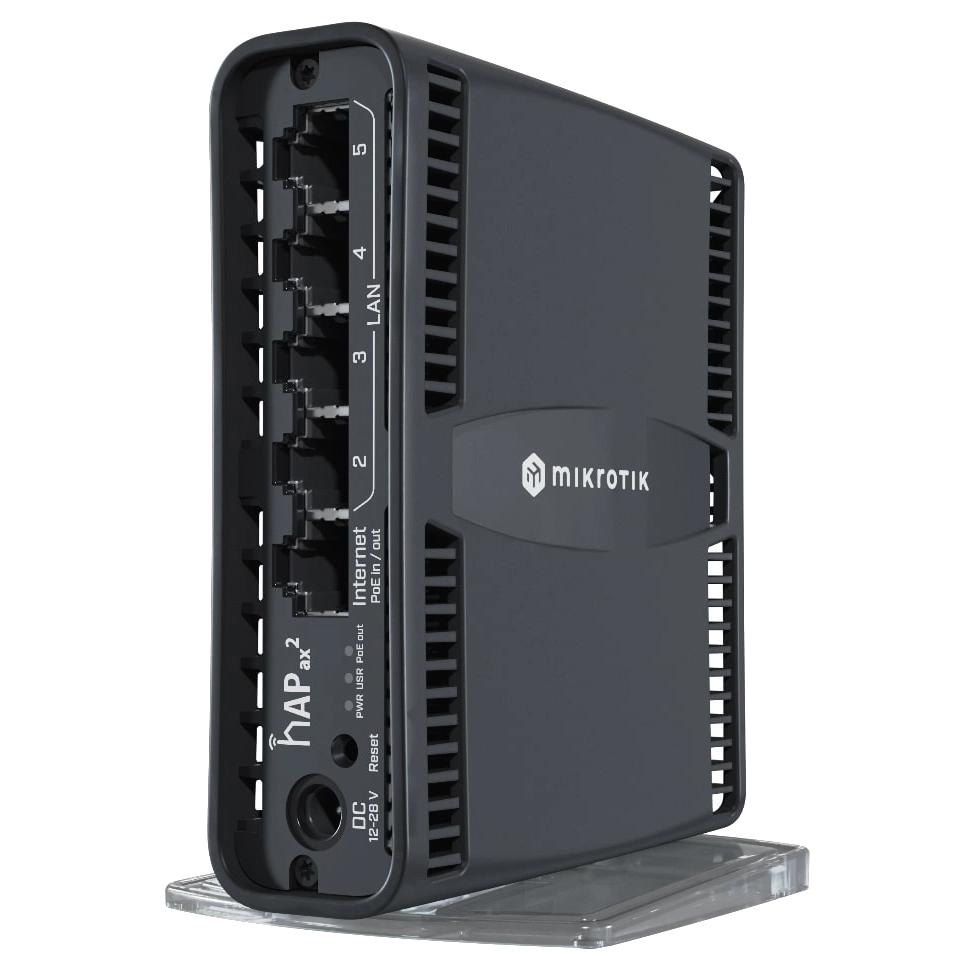 Wi-Fi роутер Mikrotik hAP ax² (C52iG-5HaxD2HaxD-TC) WiFi 6