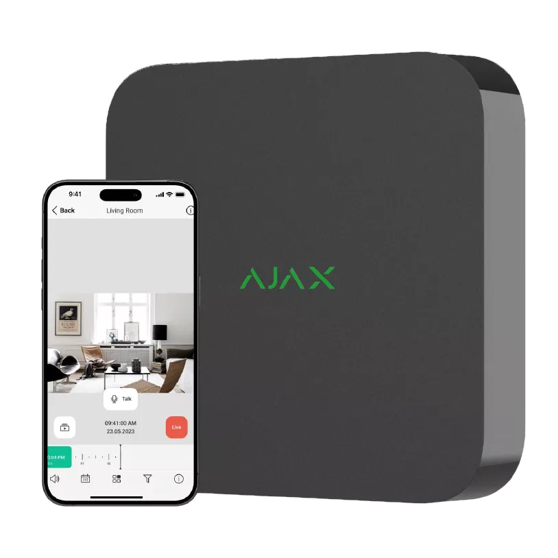 Відеореєстратор Ajax NVR (16ch) (8EU) black