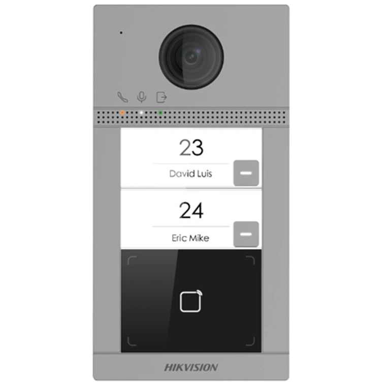Виклична панель Hikvision DS-KV8213-WME1(C) Surface/Europe BV Wi-Fi Mifare IP65, IK08