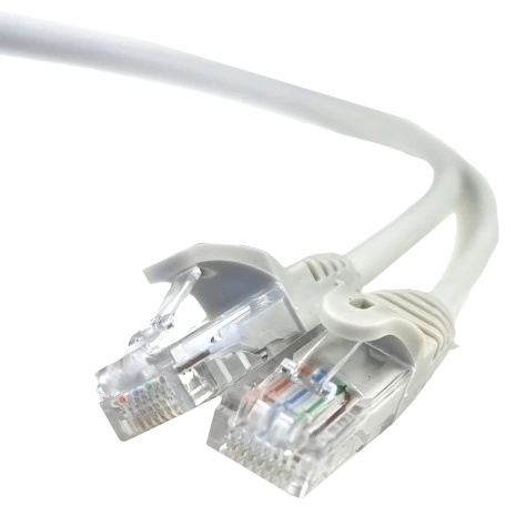 Патч-корд сірий 0.5м UTP CAT5e