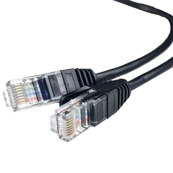 Патч-корд чорний 0.5м UTP CAT5e