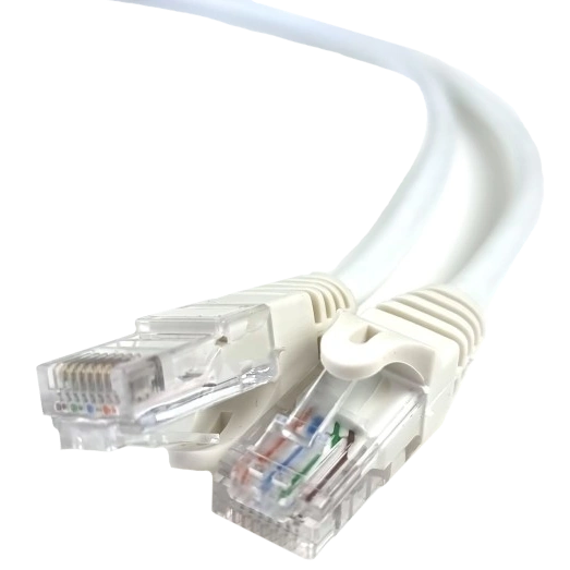 Патч-корд білий 1м UTP CAT5e