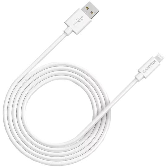 Кабель Lightning - USB 2м CANYON MFI-12