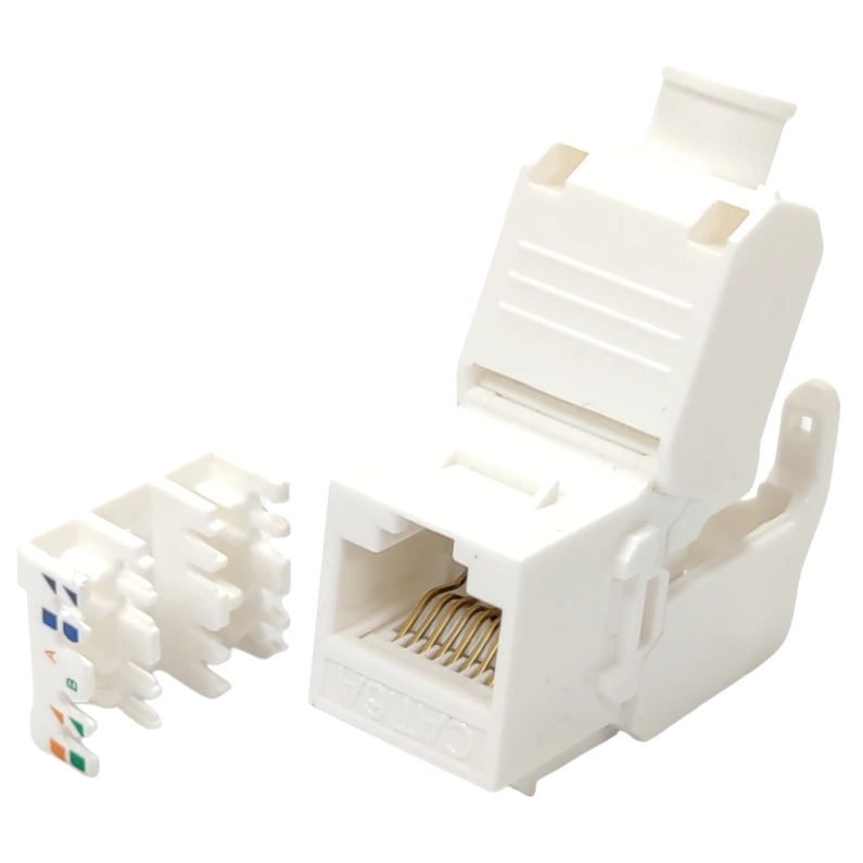 Модуль з'єднувальний безінструментний LW KeyStone RJ45 UTP Slim
