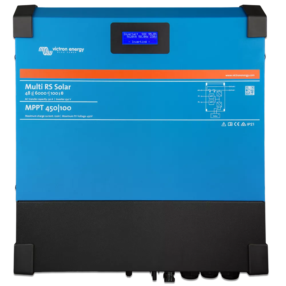 Інвертор Victron Energy Multi RS Solar 48/6000/100-450/80 сонячний однофазний чиста синусоїда