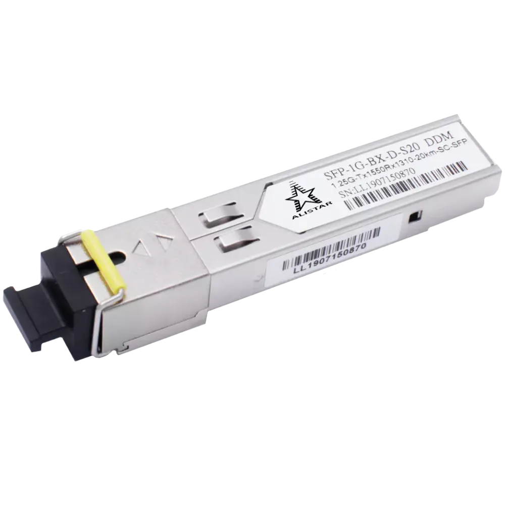 Модуль ALISTAR SFP-1G-BX-D-S20 SFP 1G 1SM WDM SC 20KM TX1550/RX1310nm DDM