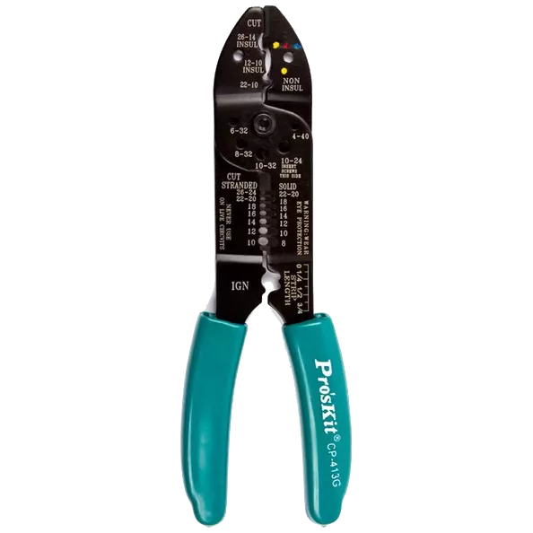 Інструмент для зачистки і ожиму кабелю Pro'sKit CP-413G