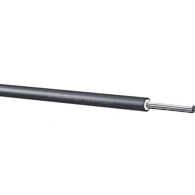 Кабель для сонячних панелей SOLAR H1Z2Z2-K 4 black (бухта 500 м)