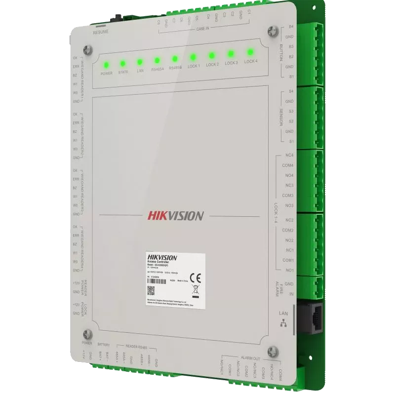 Контролер для чотирьох дверей Hikvision DS-K2624X(P)