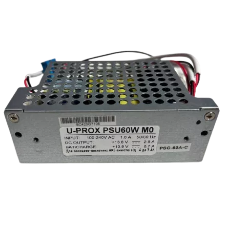 Блок живлення U-PROX PSU60W 14В 2.8А M0 kit з функцією UPS