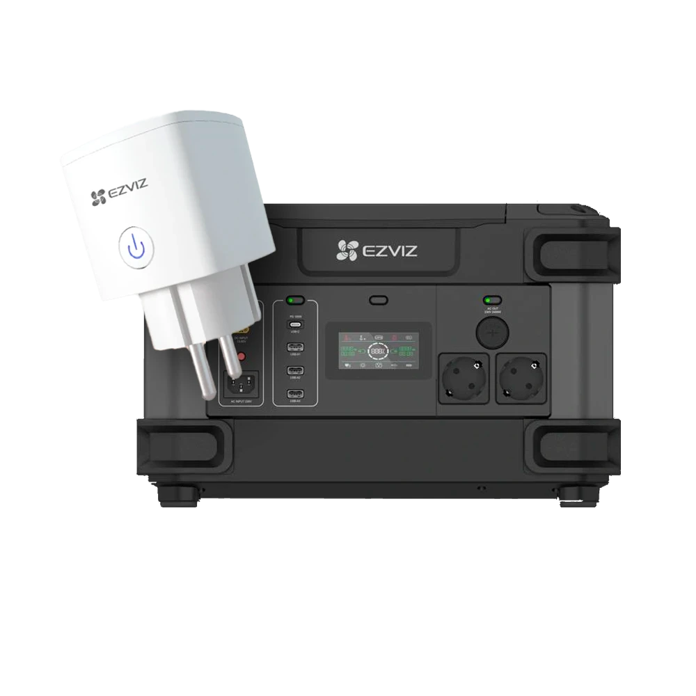 Портативне джерело живлення Ezviz CS-PS1300 (CN066) (FR) 2000Вт + розумна розетка CS-T30-10B-EU
