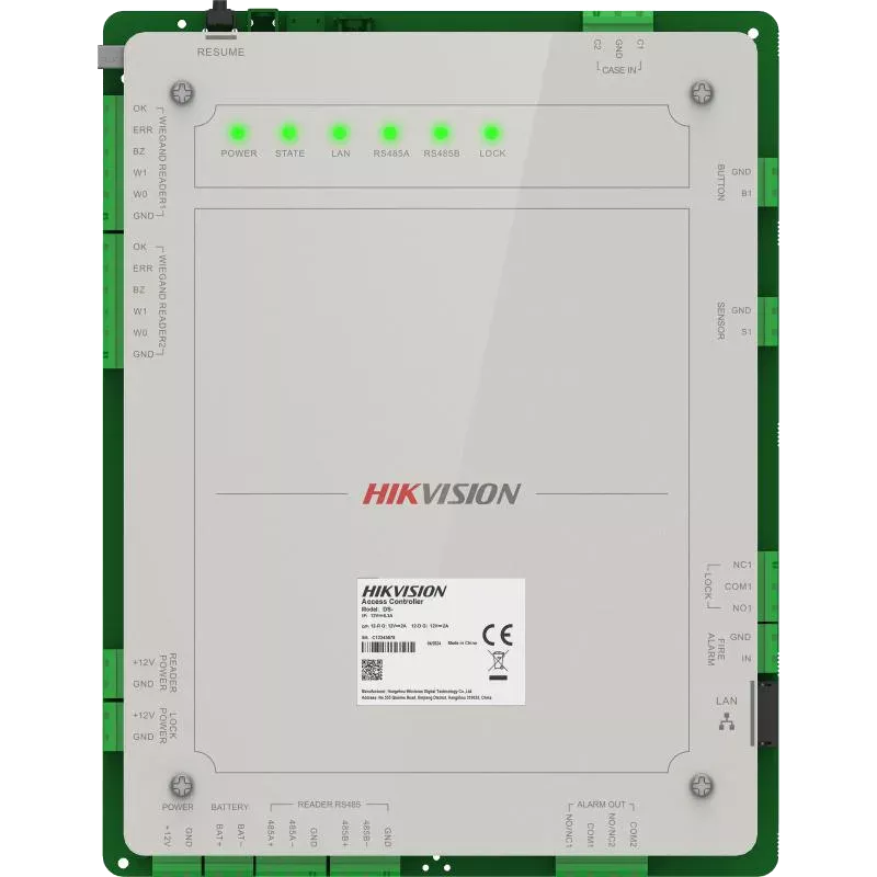 Контролер для двох дверей Hikvision DS-K2622X(P)