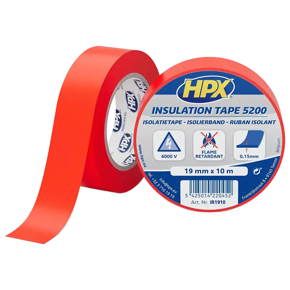 Стрічка ПВХ ізоляційна HPX IR1910 HPX5200 19мм х 10м