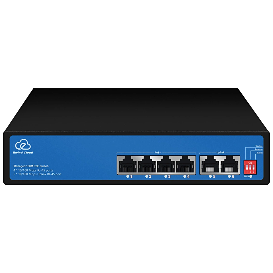 Комутатор 6 портів некерований Ewind EW-ES2006CF-AP PoE