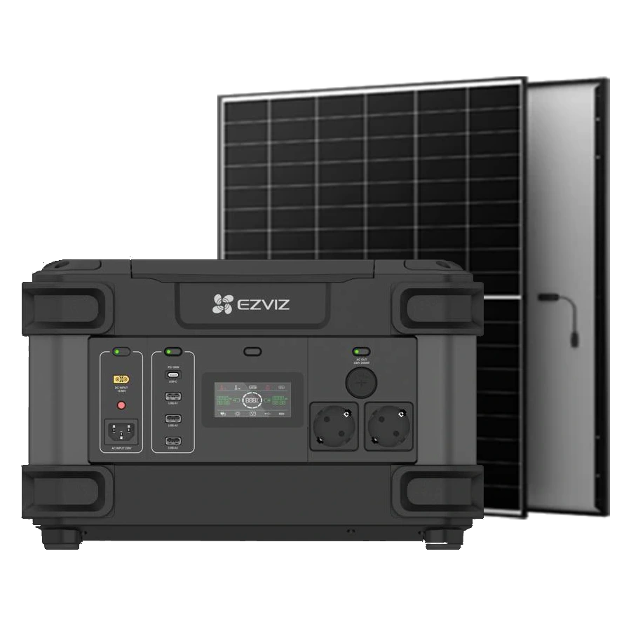 Система автономного живлення однофазна Ezviz CS-PS1300 (CN066)(FR) + AIKO-A475-MAH54Mw 475 Вт