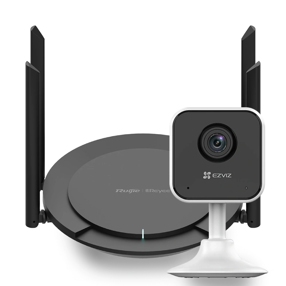 Комплект Ezviz CS-H1C (1080P) + Reyee RG-EW300 PRO