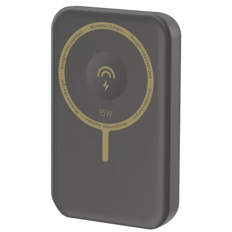 Повербанк з бездротовою зарядкою VIDEX VPB-W102 PD20W Grey 10000mAh