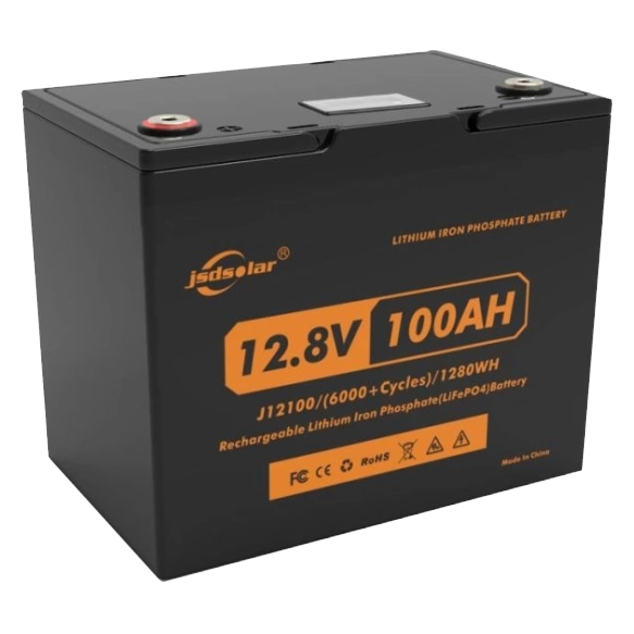 Літієва акумуляторна батарея JSDS LiFePO4 12100LED 12.8В 100А•г