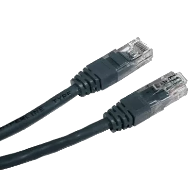 Патч-корд Cablexpert PP12-0.5M/BK 0.5 м кат.5Е чорний