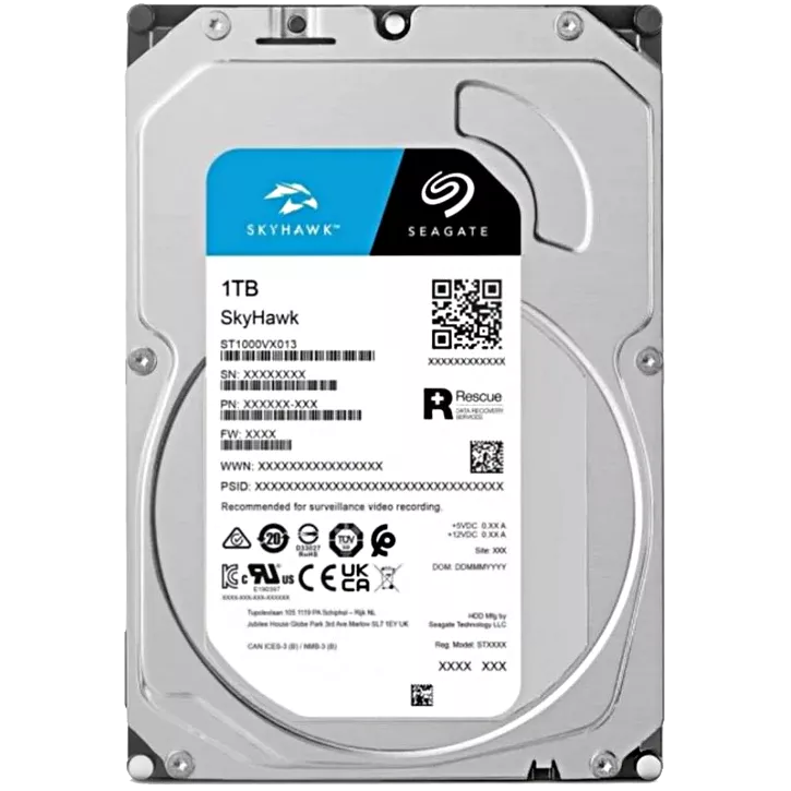 Жорсткий диск внутрішній Seagate SkyHawk ST1000VX013 1Тб