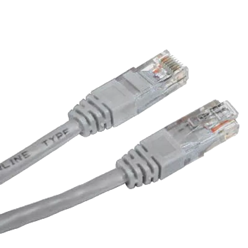 Патч-корд сірий Ritar UTP 5E 0.3 м