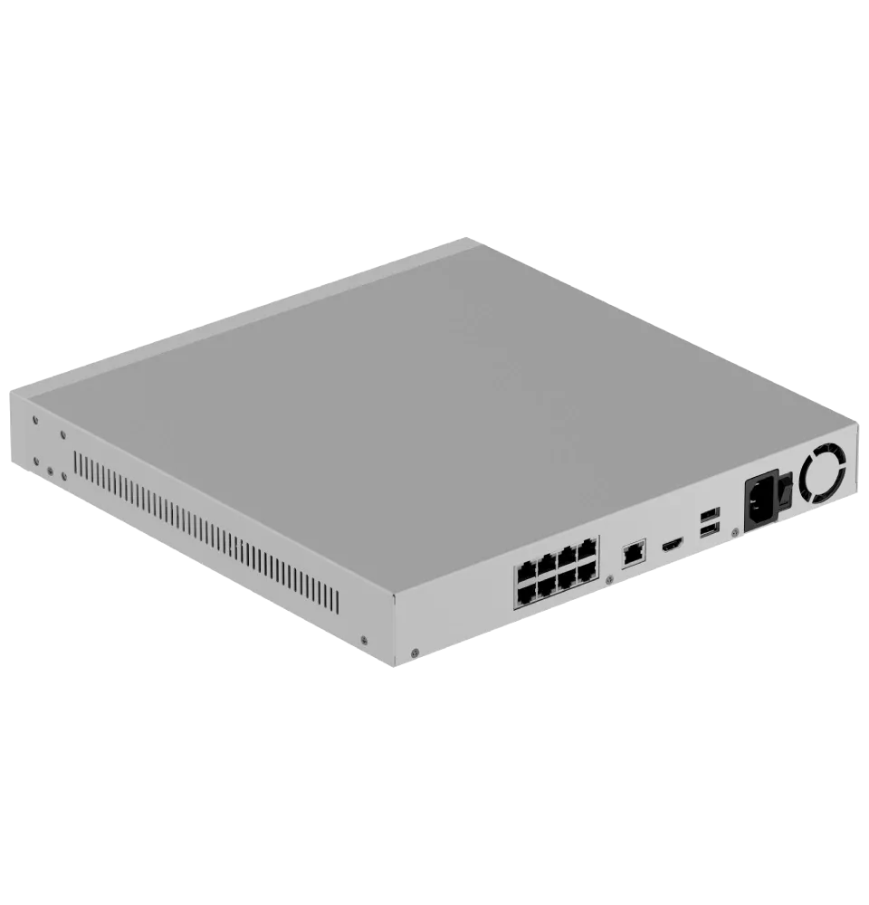 Відеореєстратор Ajax NVR H2D8PAC (8ch) white HDMI 4K 16Тб PoE